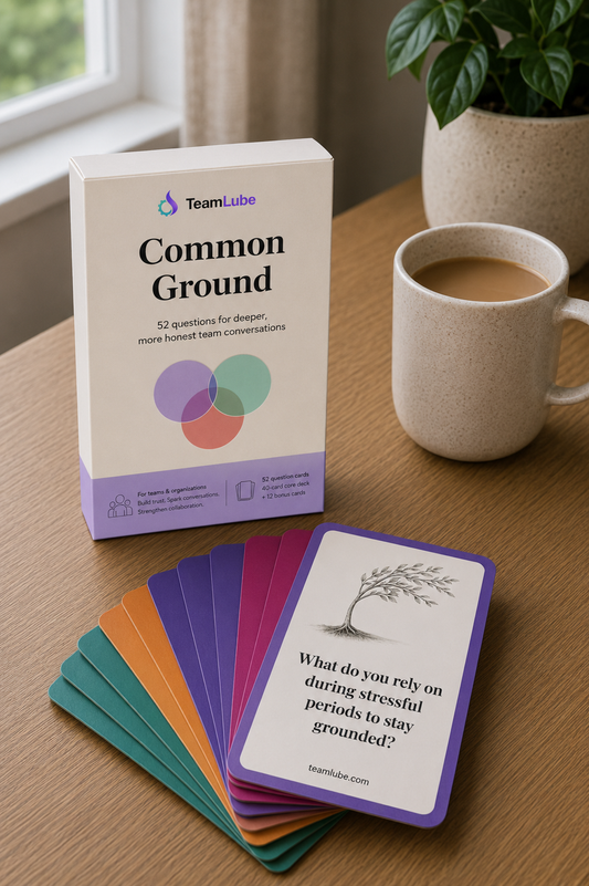 Common Ground – Team building cards for workshops, offsites & team events