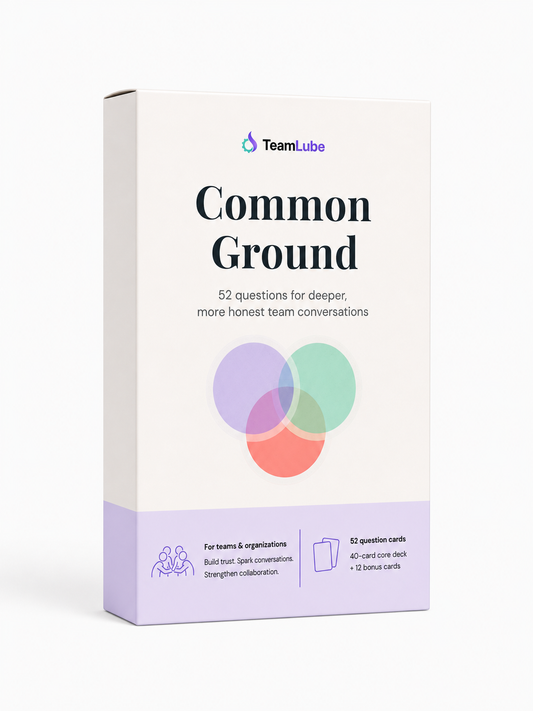 Common Ground – Team conversation cards